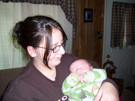 Ash and my first great grandson Connor