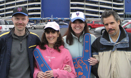 At a Mets game...