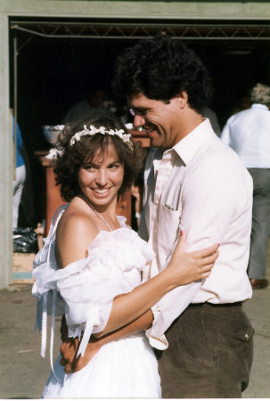 Dancing at wedding 1984