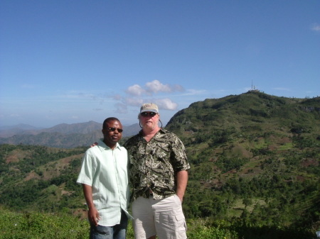 jeff and yvan, haiti, dec. 2007