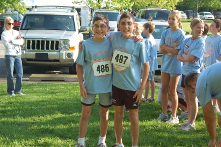 Jordan and Isaac Pre Race