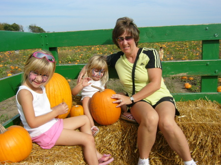 At the pumkin farm.