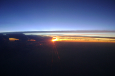 Sunset over Cuba