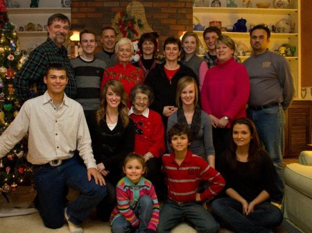 My family at Christmas 2010