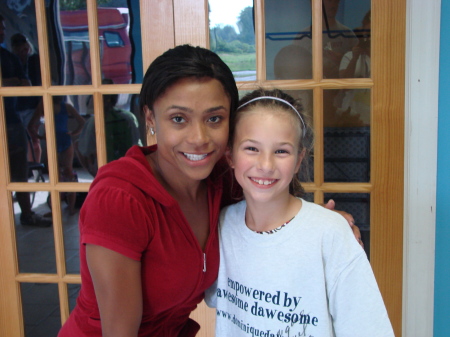 Mikayla and Dominique Dawes