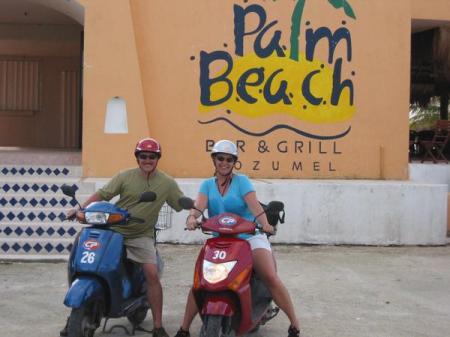 Scooter trip on Cozumel