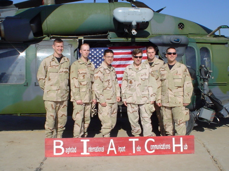 Myself and my team at Baghdad Iraq