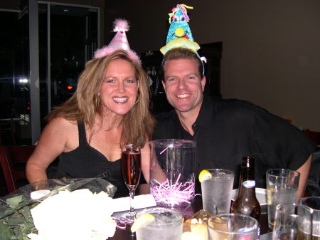 James & me at our 37/36th bday party