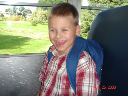 Colby's first day of 1st grade