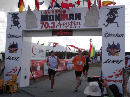 Longhorn Ironman 70.3 Finish