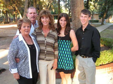 Me & my kids with my mom & dad in Jacksonville