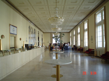 Opera house lounge in Vienna, Austria