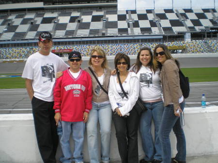 On pit row, Daytona 500