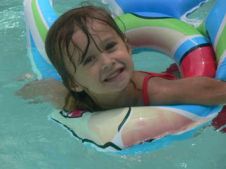 Lauren playing on Labor Day