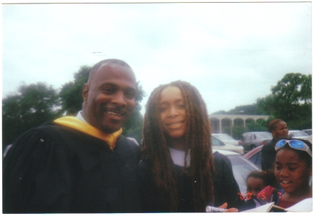 Erycka Badu and I at Graduation