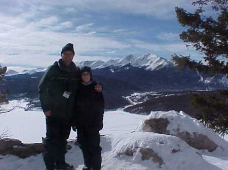 Fred with one of his two sons.  This  is Wayne