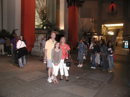 Family pic Chinese Theater in Los Angeles