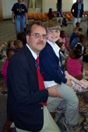 Me and my son at the Airport