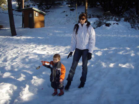 Kacey's 1st snow trip