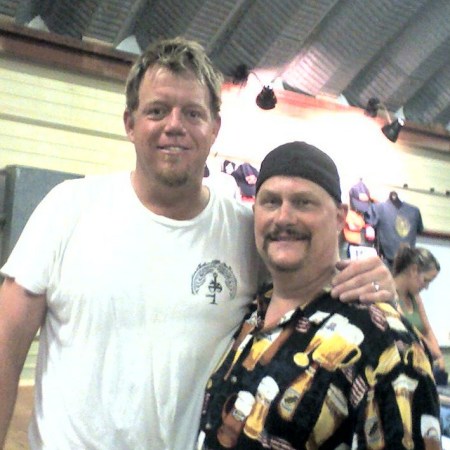 Me with Pat Green after the show.