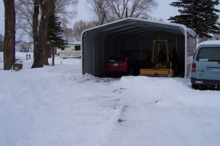 Carport later feb 2008