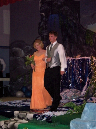 Alyssa on Prom Court 2008