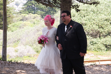 Walking daughter down the isle