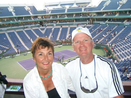 At Indian Wells, California Tennis Tournament