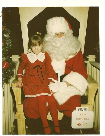 kimmy & santa - 1985