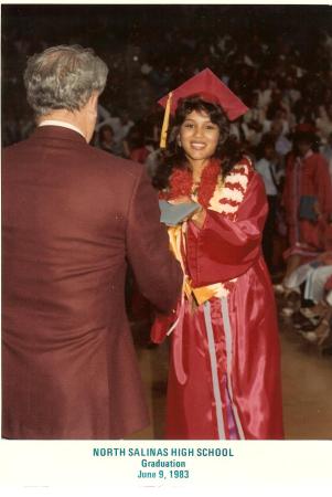 nani's high school grad day june 9, 1983