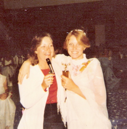 monique woods & mrs thomas sports banquet 1980