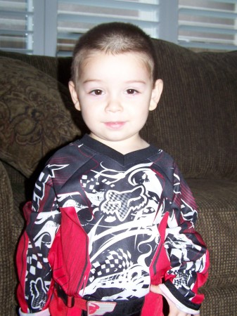 Maddox in his favorite shirt - November 2008