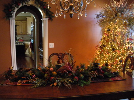 dining room - Christmas 2009