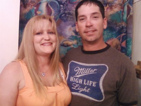 My husband, Jeff and me