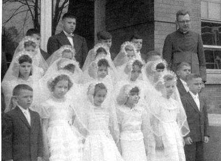 First Communion Class  May 6, 1956