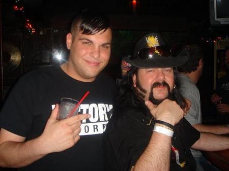 Sean hanging out with Pantera