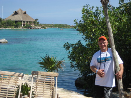 Erik at Xel-Ha in Cancun..