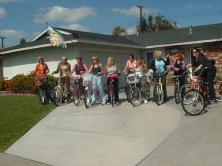 Girls bicycle poker ride 3/06