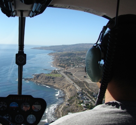 Flying West Over San Pedro