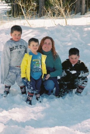 Julie and the boys '06
