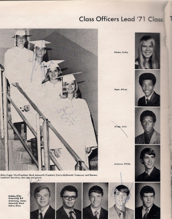 Class of 71, THS Senior Yearbook