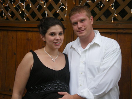 Son Kenny and fiance Lea