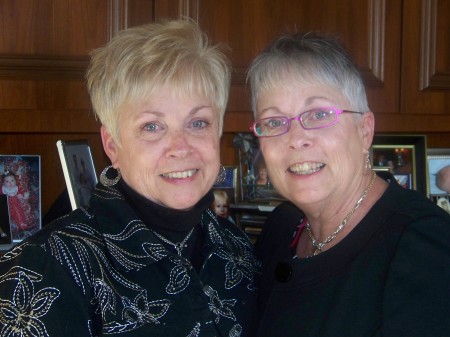 Aunt Sharon and Aunt Sandra, twins