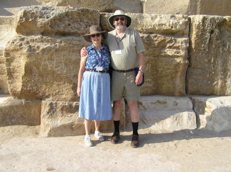 At the base of the pyramid - 2006