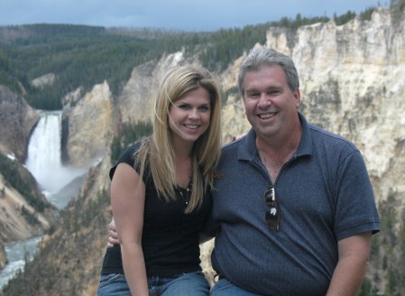 Yellowstone with daughter Alena