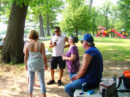 Billy Wampler's album, River Forest picnic reunion