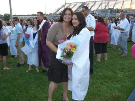 My daughter and I 6/27/08 Graduation