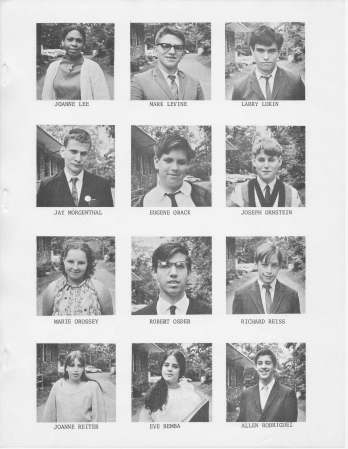 Robert Terry Resnick's album, LHS 1968 Yearbook 