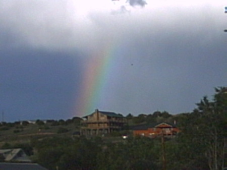 View from frt porch..AFTER storm!