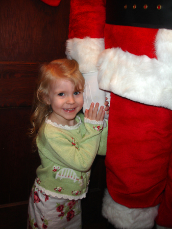 Chloe and Santa/Daddy